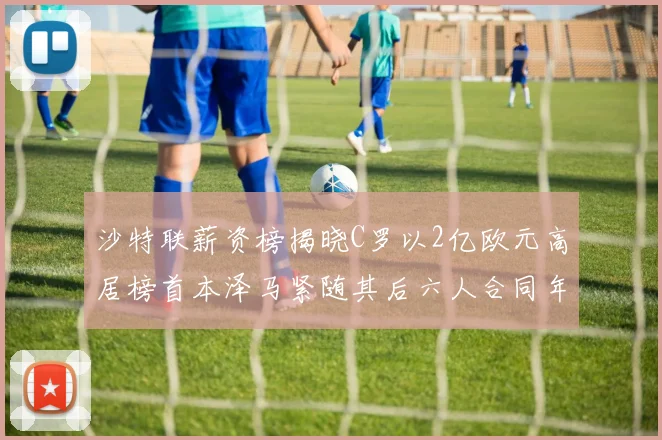 沙特联薪资榜揭晓C罗以2亿欧元高居榜首本泽马紧随其后六人合同年待续